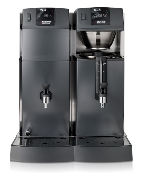 Bonamat - Kaffebryggare - RLX 75 - 1 bryggcentral, 1 behållare med nivåglas och separat hetvattenkran - 230V