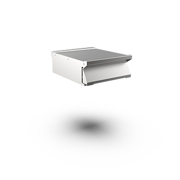Mareno - Arbetsbänk Mareno M1-70 EN76CT - rostfri draglåda 100 mm djup - 600 × 750 × 250 mm