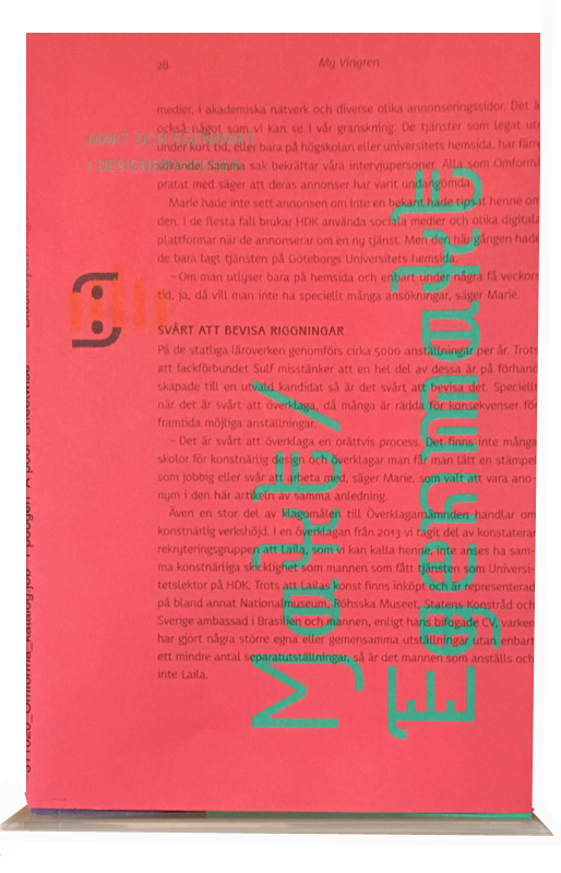 Omforma:  Makt / Egenmakt i designbranschen