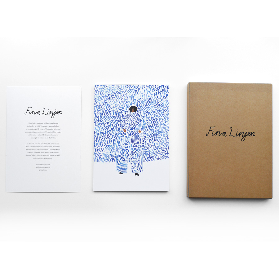 Fina linjen: postcard box - 2