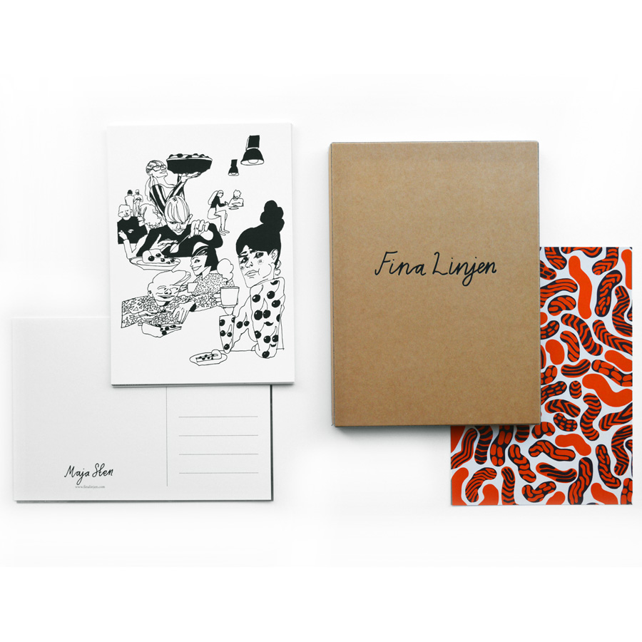 Fina linjen: postcard box - 6