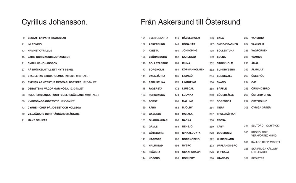 Cyrillus Johansson: Från Askersund till Östersund - 2