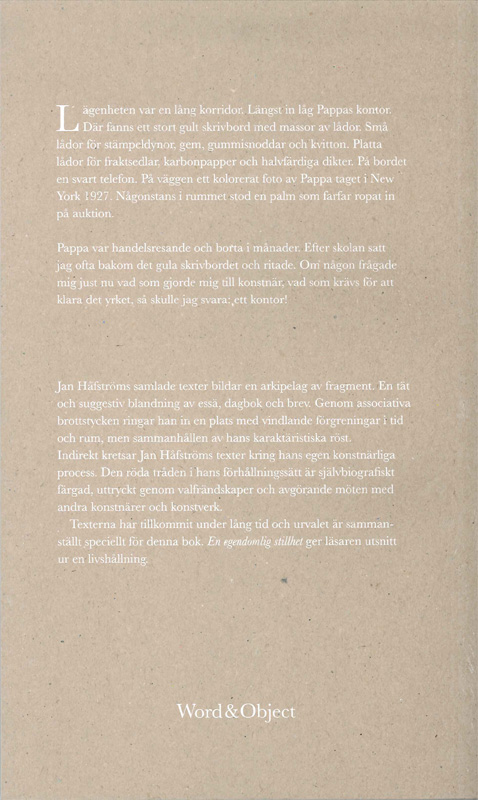 Jan Håfström: En egendomlig stillhet - 2