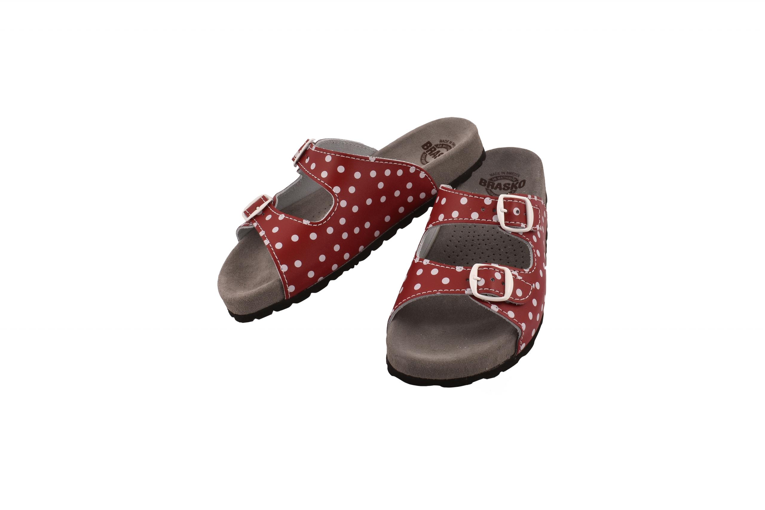 Sandal Rödprickig