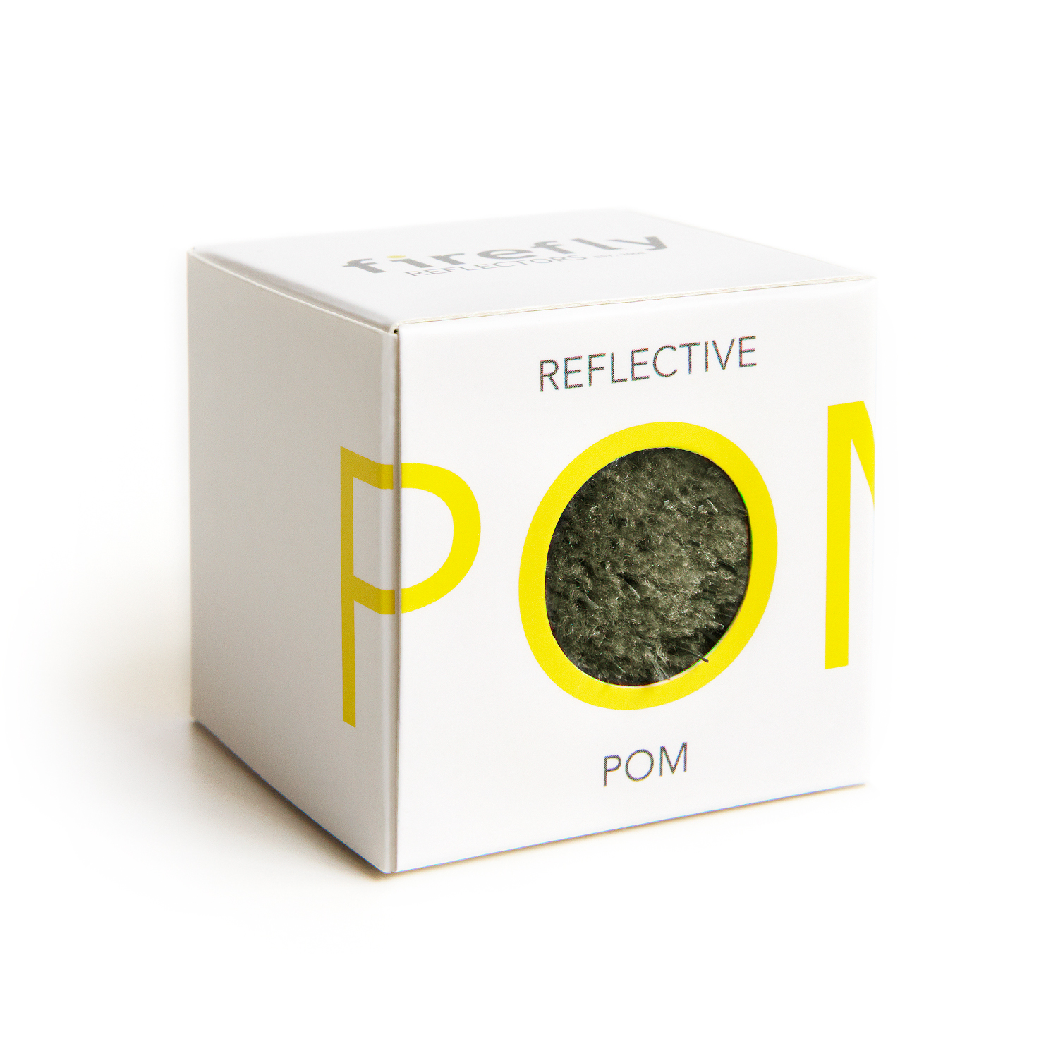 Reflekterande Pom Pom - Olive Green - 4