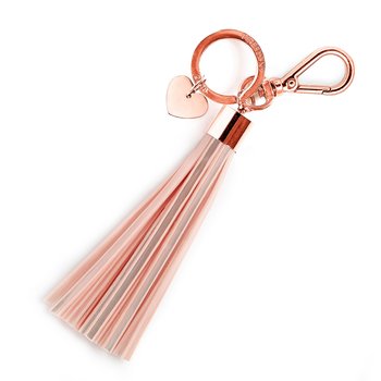Nude Tassel Reflector - Rose Gold