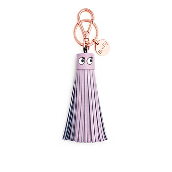 Soft Tassel Reflector - Lilac "Eye See You"