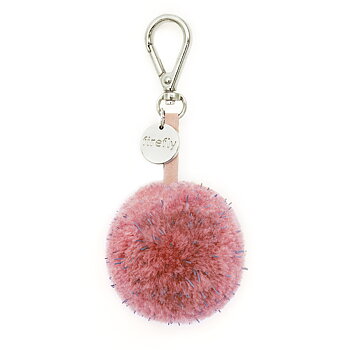 Reflekterande Pom Pom - Rose