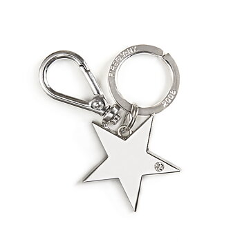 Star Bag Charm - Silver