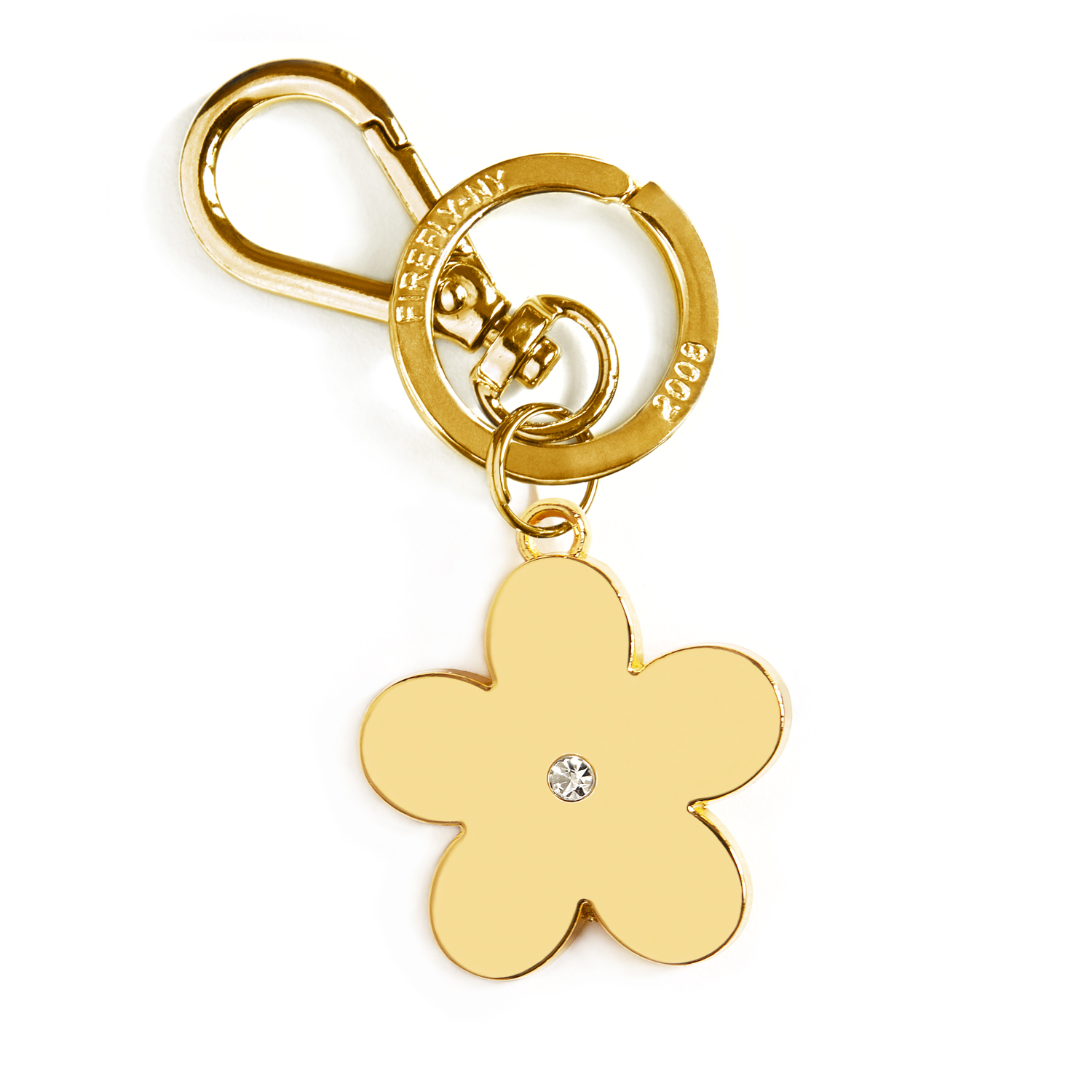 Flower Charm Keychain Hollow Out Key Ring Customizable Bag