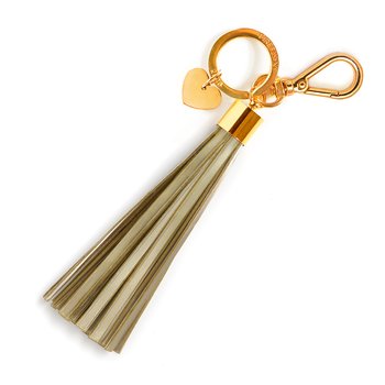 Khaki Tassel Reflector 
