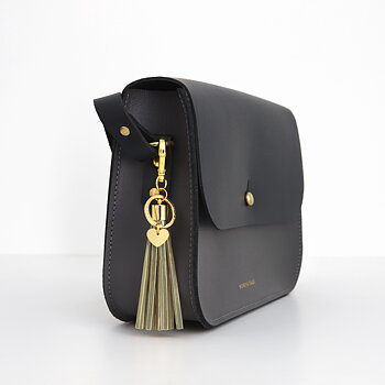 Khaki Tassel Reflector 