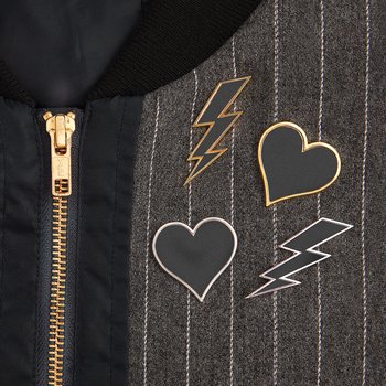Reflex Pins (1 set) /Guld