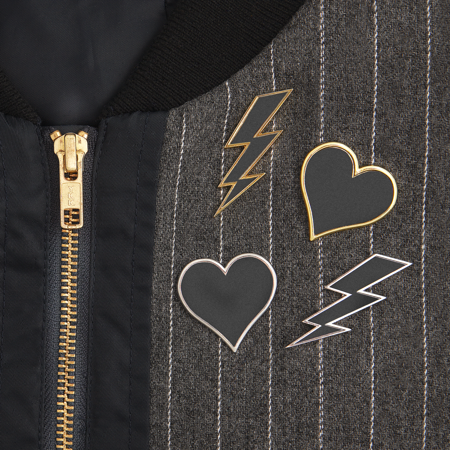 Reflex Pins (1 set) /Silver - 2
