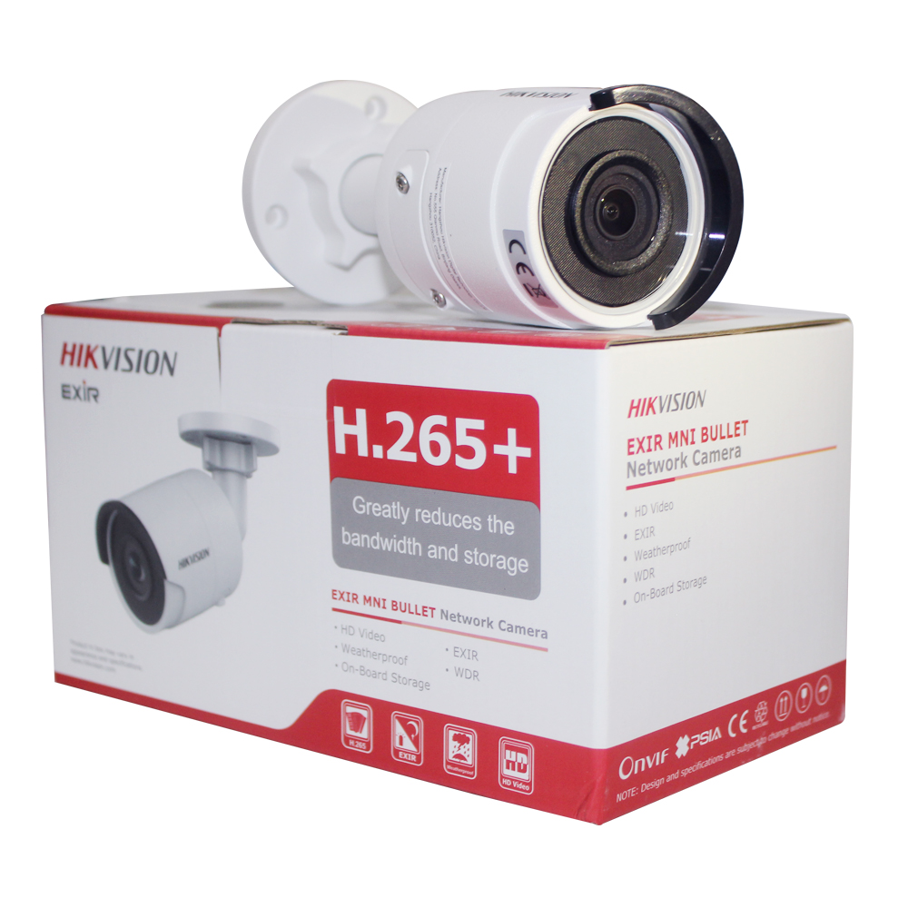 HIKVISION  DS-2CD2085FWD-I, IP övervaknings kamera, 8MP minibullet - 3