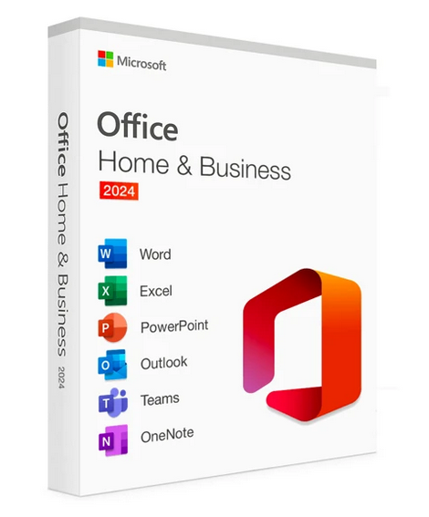  Microsoft Office Home & Business 2024 (PC & Mac) - All Languages Elektronisk