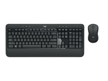 Logitech MK540 trådlös tangentbord & mus paket, USB, svart