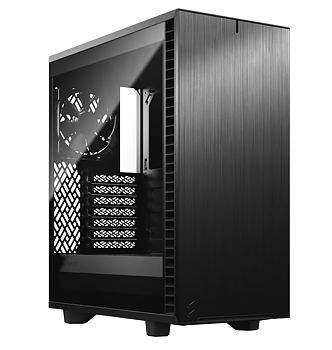 Fractal Design Define 7 Compact Light Tempered Glass, Black , ATX, USB-C frontpanel, dimension (H x D x B): 47 x 42 x 21cm
