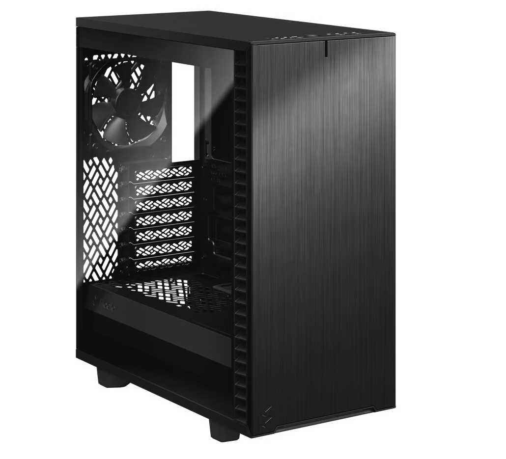 Fractal Design Define 7 Compact Light Tempered Glass, Black , ATX, USB-C frontpanel, dimension (H x D x B): 47 x 42 x 21cm - 2