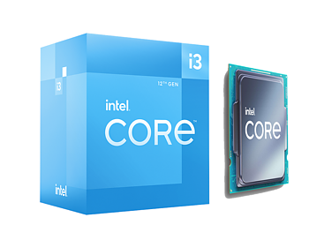 Intel Core i3 12100F, Core: 4/8, 3.3-4.3GHz, 12MB,  LGA1700 - Intel Cooler - No Graphics