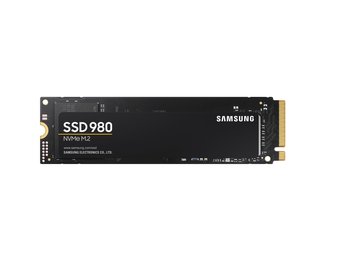 Samsung 980 1TB SSD, M.2 PCIe NVMe - Läs: 3500 MB, Skriv: 3300 MB, Garanti: 5 år 