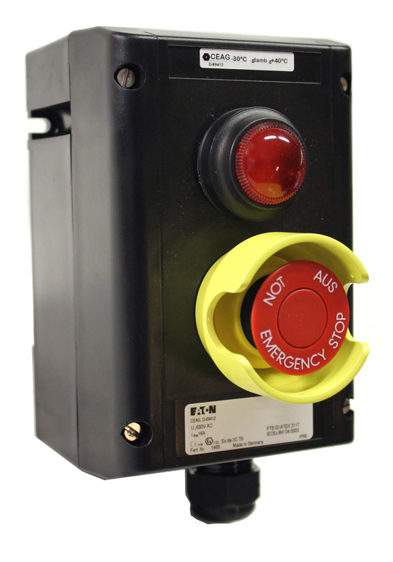 Emergency signal button SCB5DL Ex-rated and cold-resistant model