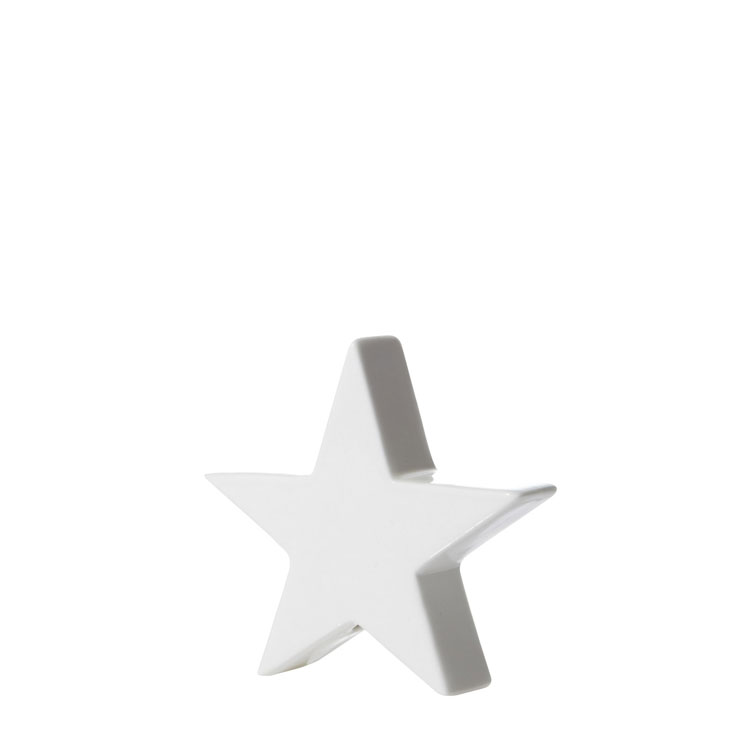 Advent star - Star - White - Porcelain - Ø 14 cm - 4