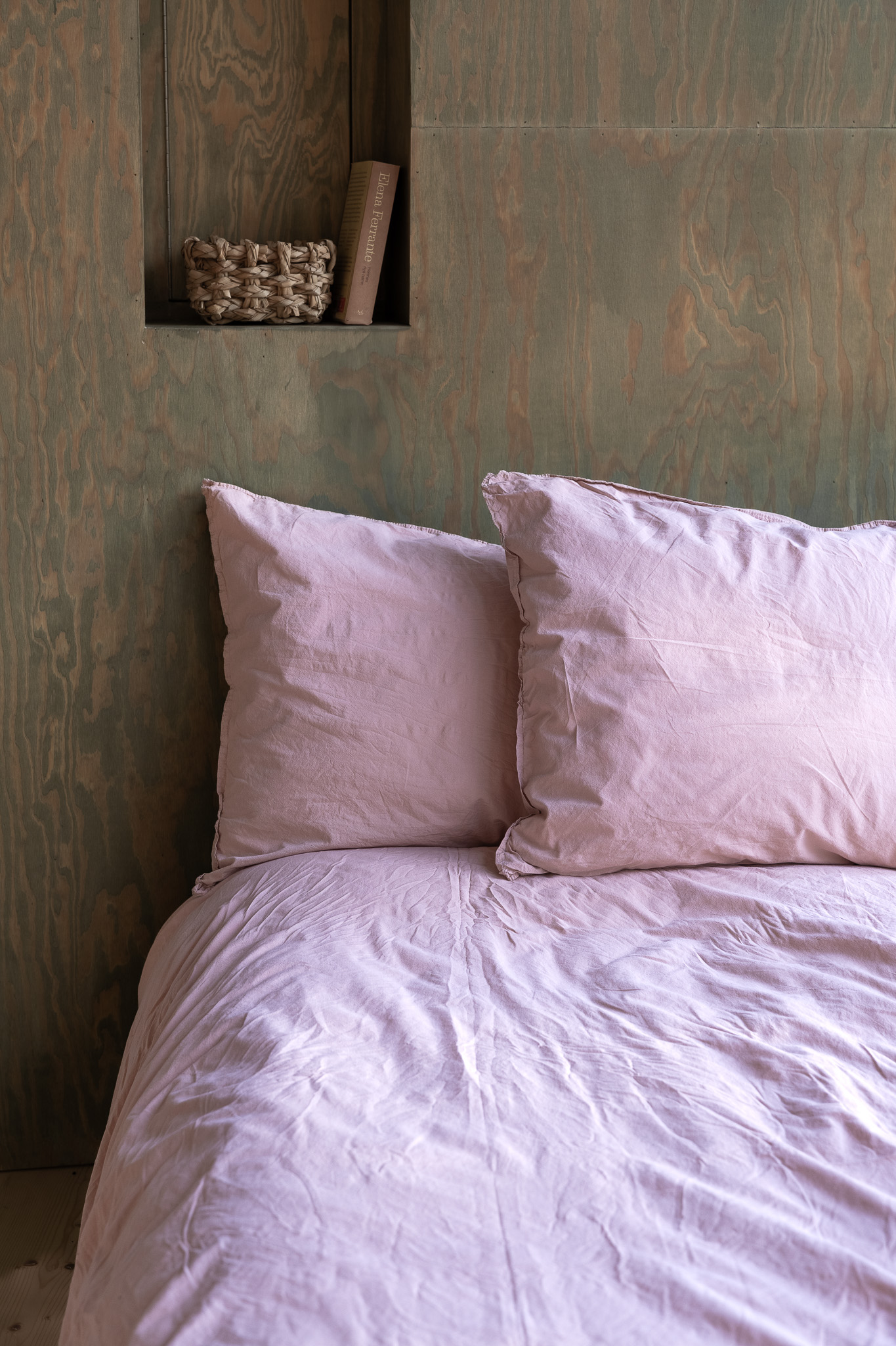 Crinkle - Creamy Violet - Duvet cover set - 150 x 210 cm