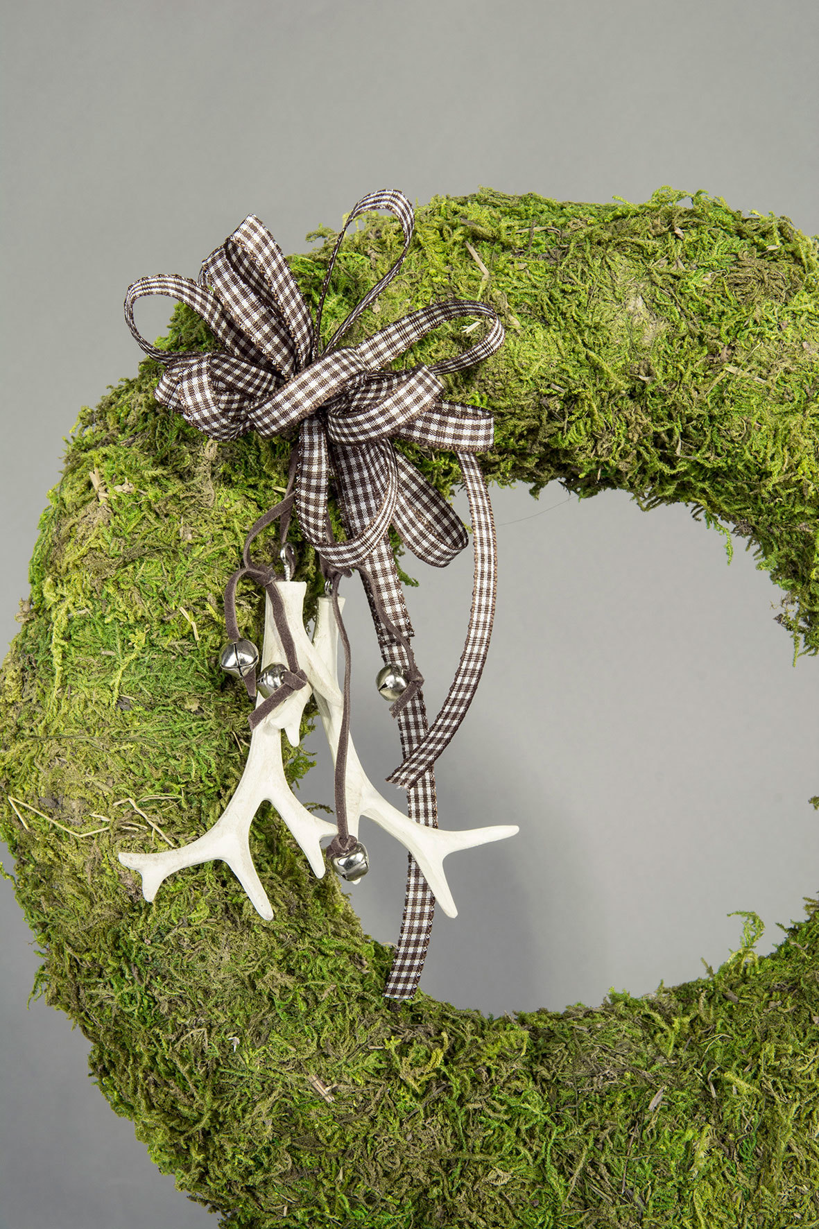 Mosskrans - Ø40x9 cm - 3