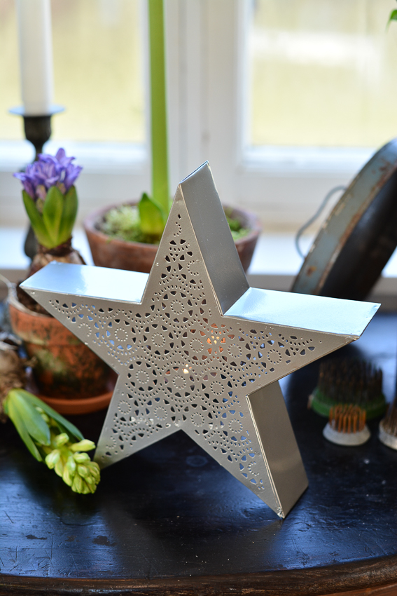 LANTERN - ADVENT STAR - STAR - ANTIQUE SILVER - 2