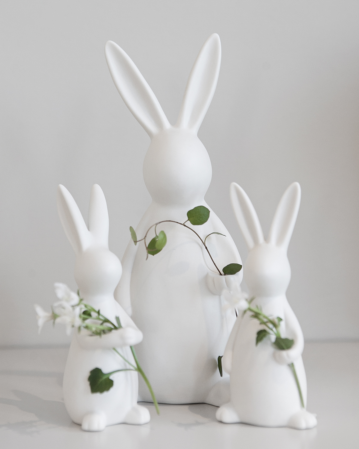 Svea - Rabbit - Hare - White Decoration - Large - 2