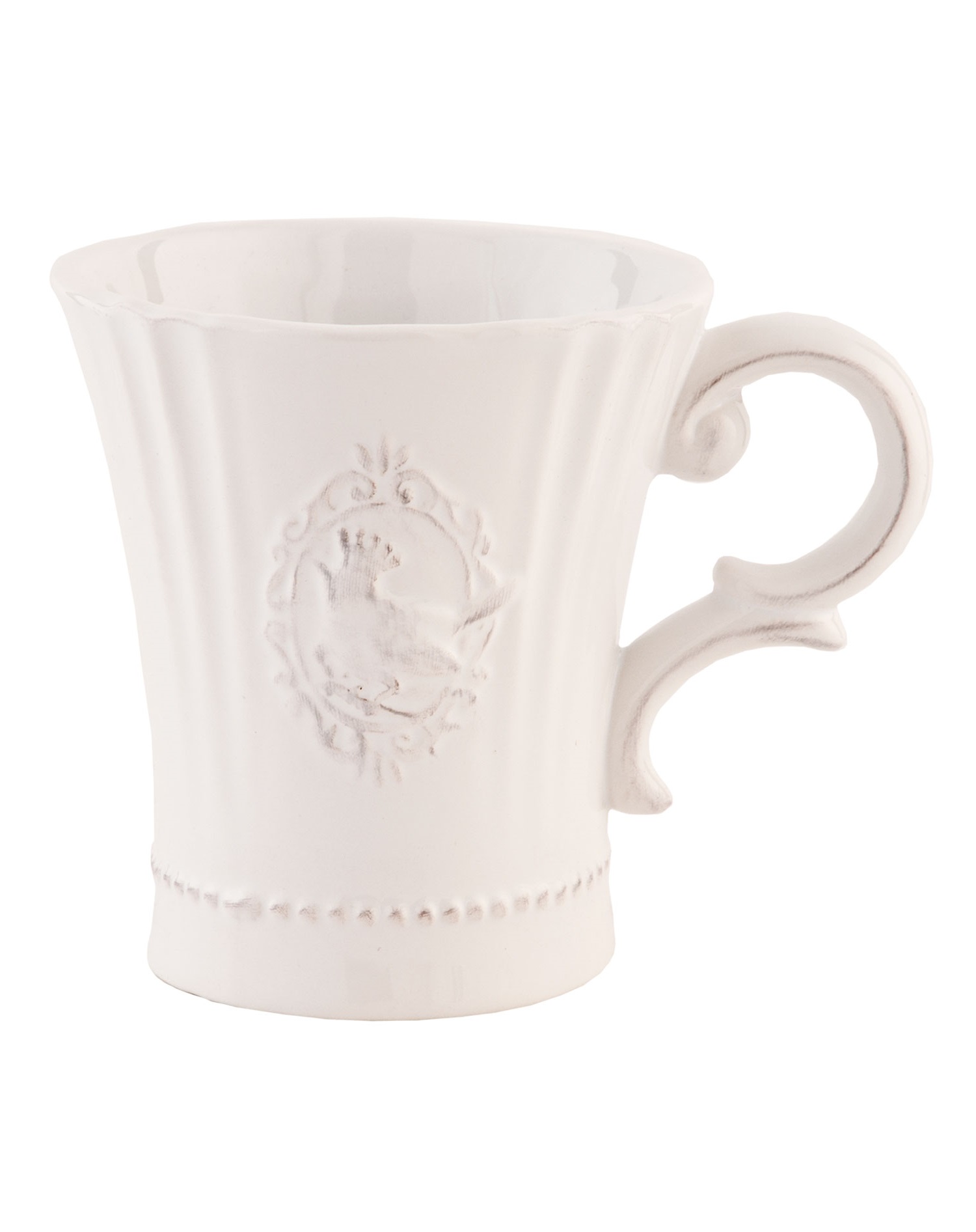 Mugg - Kopp - Porslin - Vit - 4