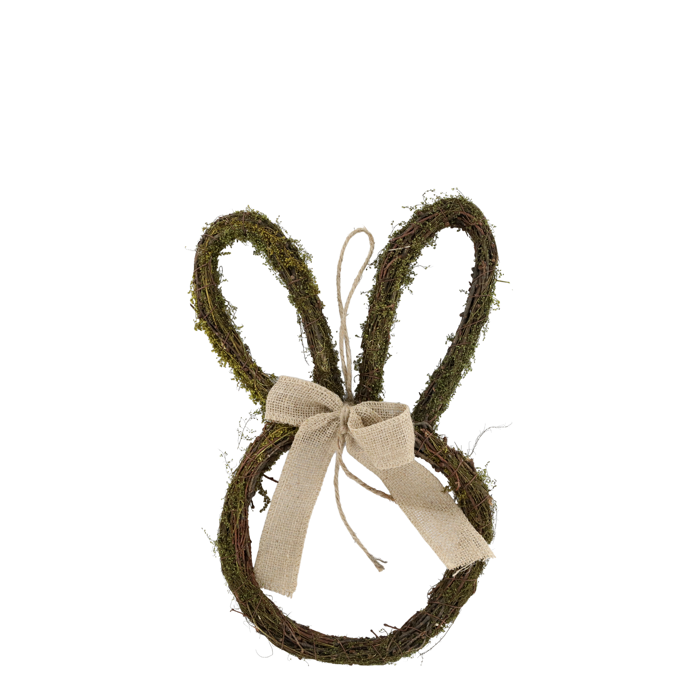 Krans Kanin Flätad - Natur - 54x35 cm - 3