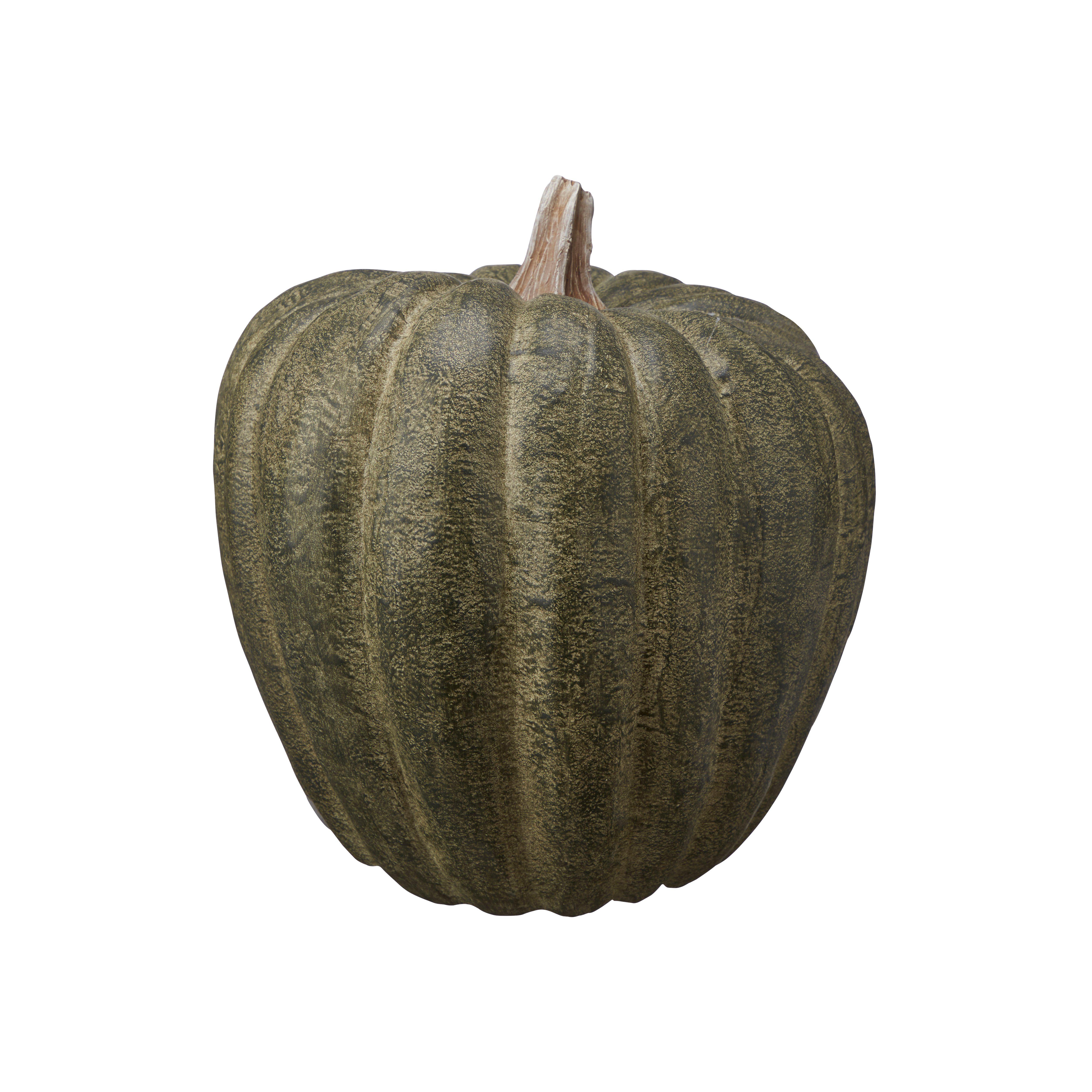 Pumpa - Dekorationspumpa - Grön - 34x36 cm - 2
