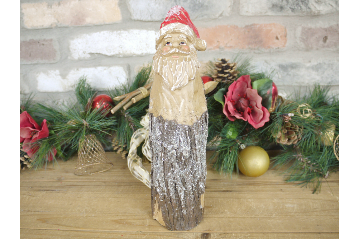 Gnome - Carved/Sculpted - Wood - Polyresin - 31 cm - 6