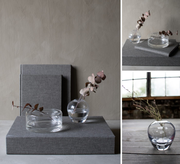 Vas - Glasvas i tjockt klarglas  - 3