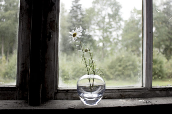 Vas - Glasvas i tjockt klarglas  - 5