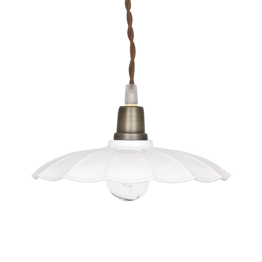 TAKLAMPA LAMPA SKOMAKARLAMPA - EMALJ VIT - 3