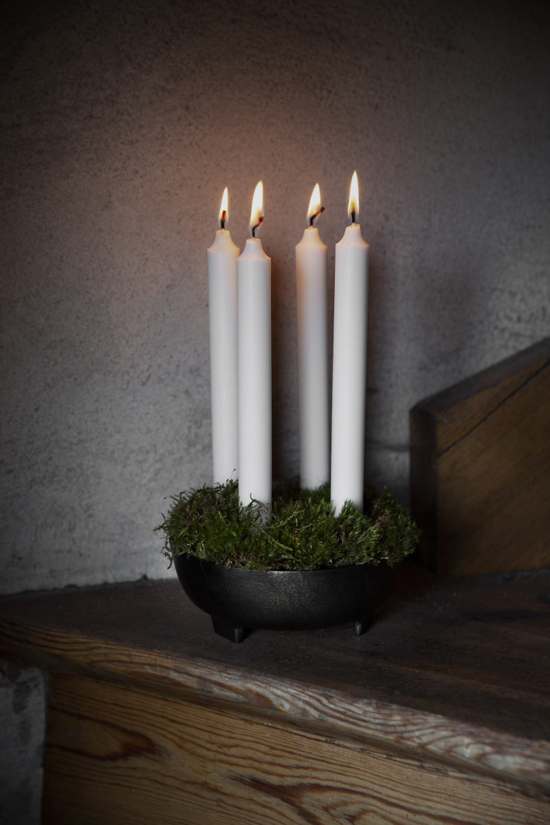 ERNST - Adventsljusstake - Ljusstake - Ljusskål - Svart  - 3