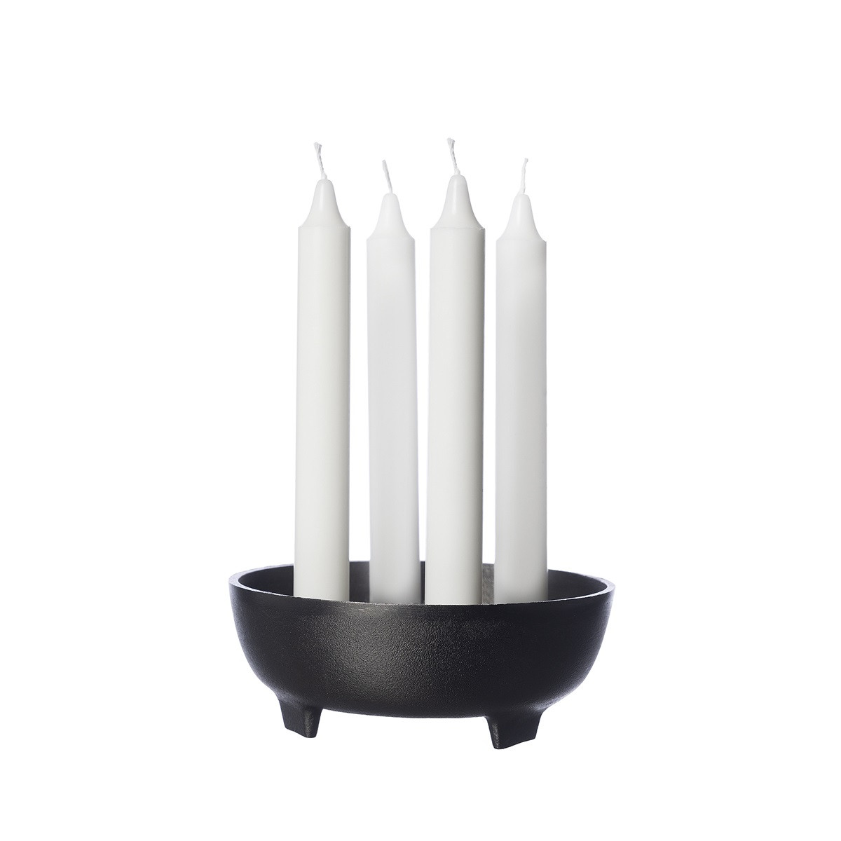 ERNST - Adventsljusstake - Ljusstake - Ljusskål - Svart  - 4