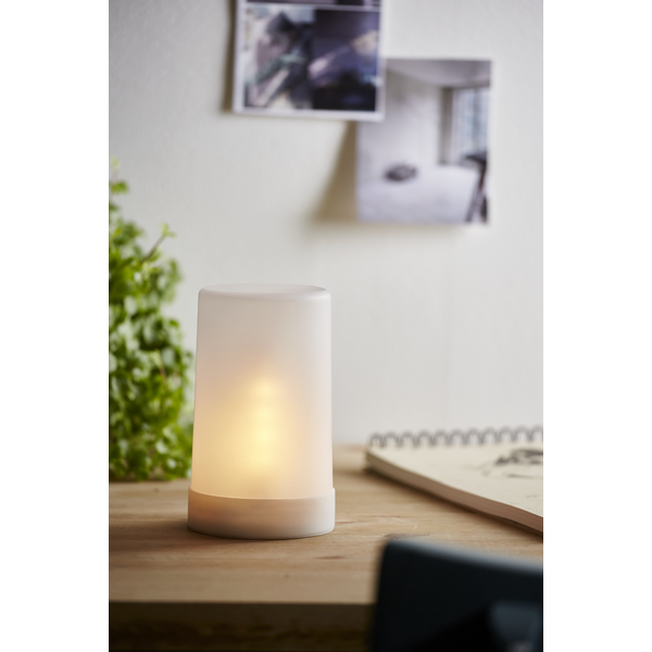 LED Blockljus Flame Candle - 2