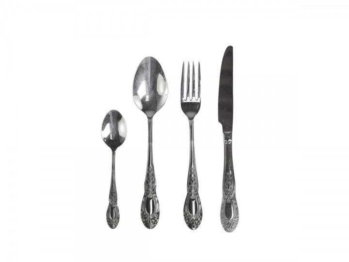 Cutlery Stainless steel - Silver - 4 pcs - 4