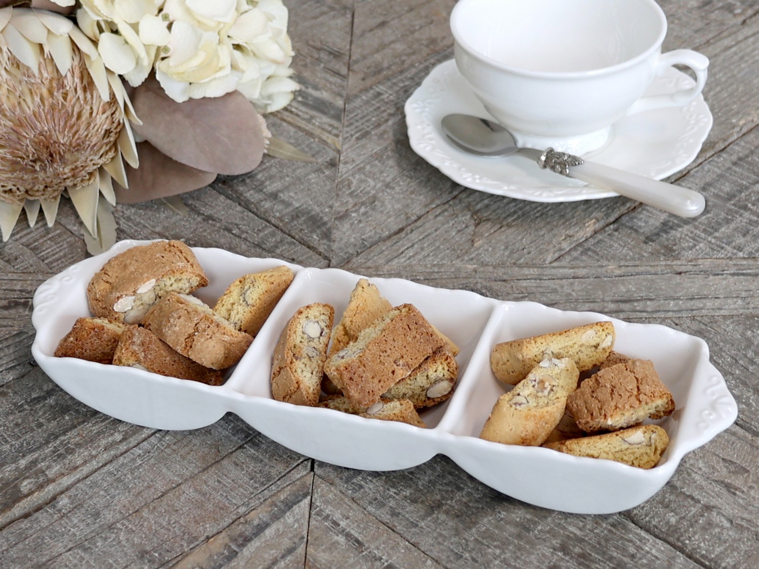 Bowl - Tapas bowl Provence - 33 cm - Porcelain White