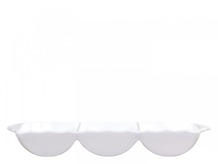 Bowl - Tapas bowl Provence - 33 cm - Porcelain White - 5