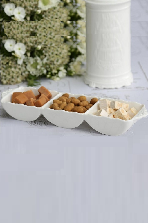 Bowl - Tapas bowl Provence - 33 cm - Porcelain White - 3