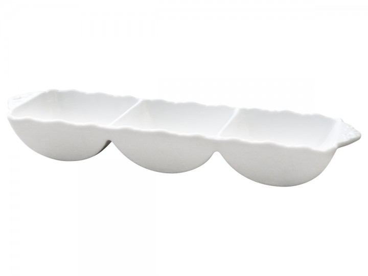 Bowl - Tapas bowl Provence - 33 cm - Porcelain White - 4