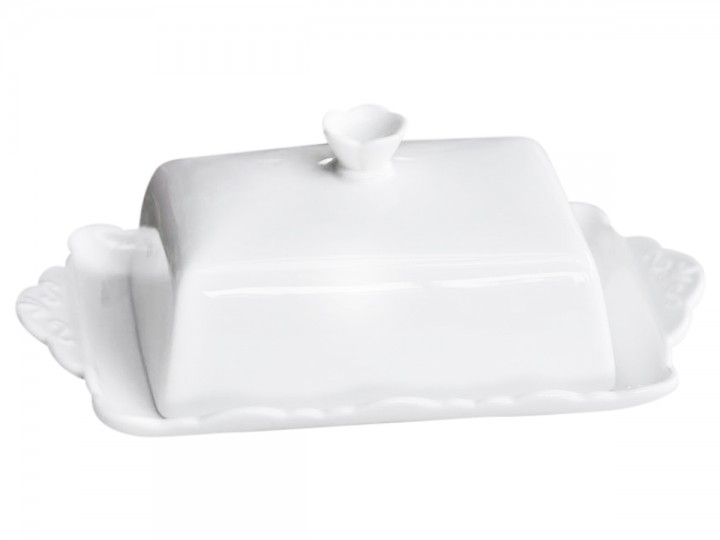 Butter dish - 20 cm - Provence - Porcelain White - 3