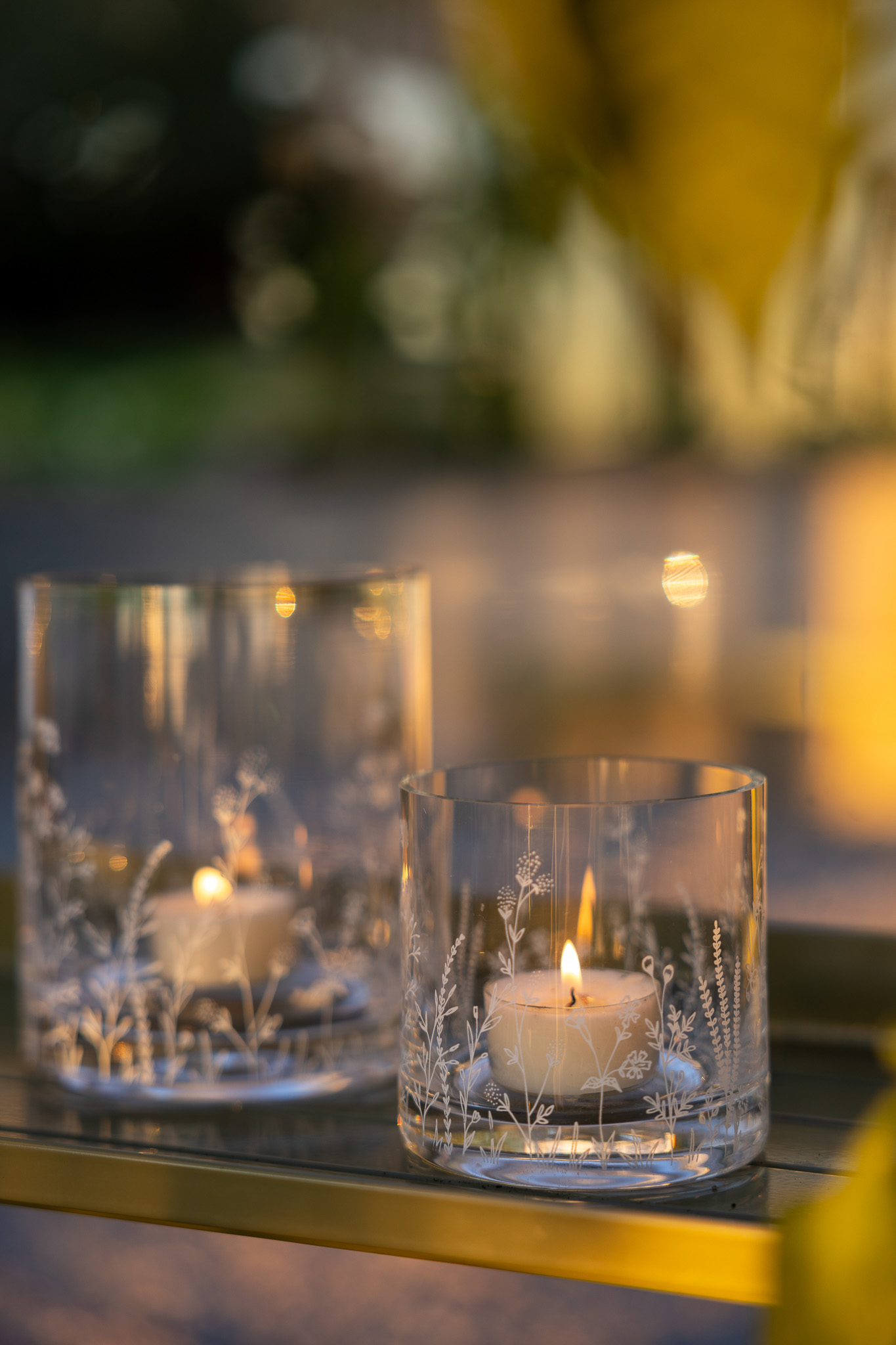 Blomsterfång - Lantern - Candle holder - Glass - Large - 2