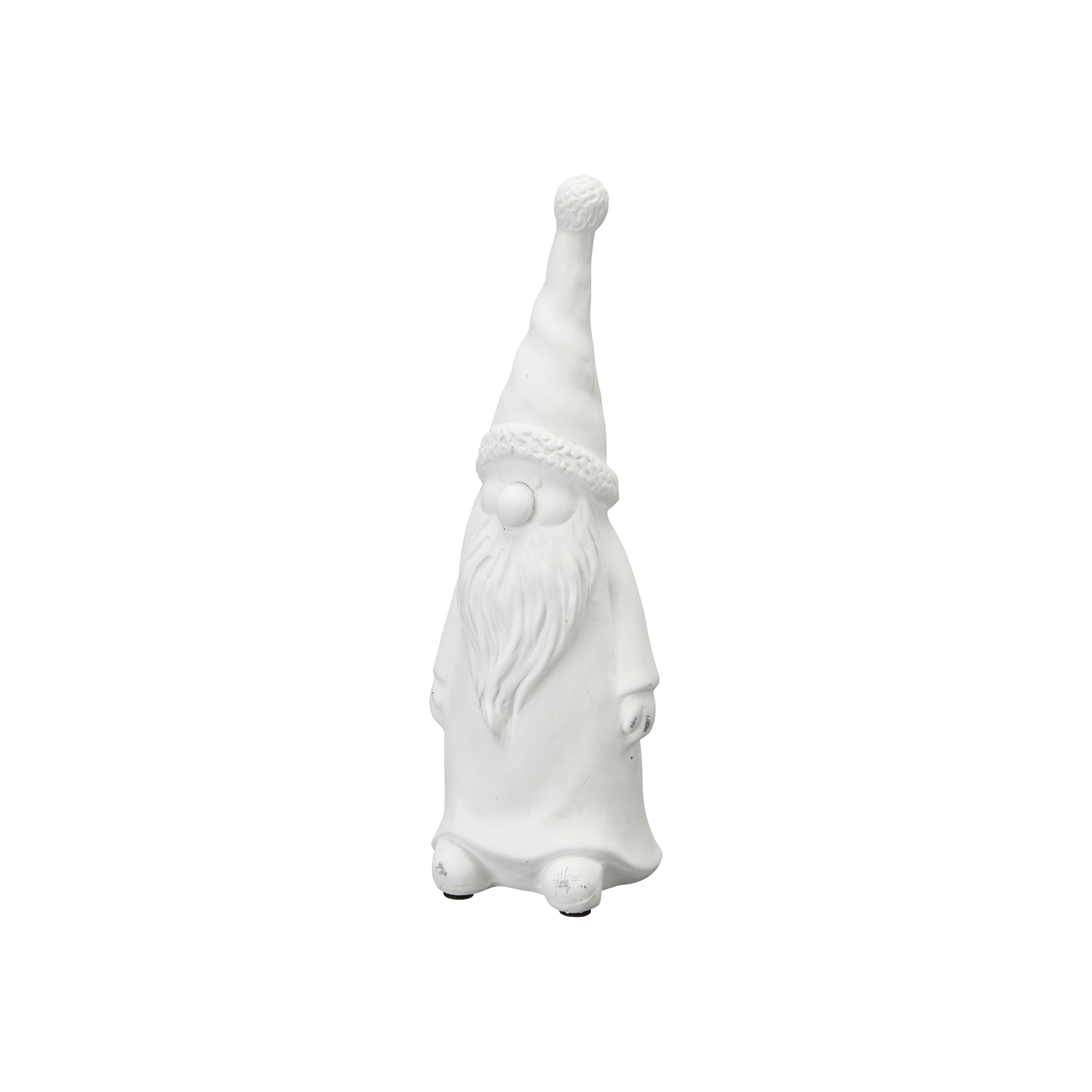 Gnome - Terracotta - Matt white - 34x12 cm - 2