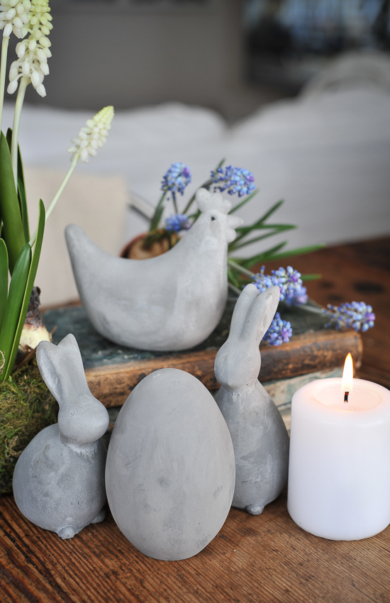 Hen Grey - Concrete - Cement - 10x8x9 cm - 3